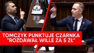 Tomczyk punktuje Czarnka: Rozdawał wille za 5 zł. "Zajmie się nim prokuratura"