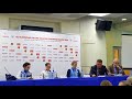 Zagitova - Medvedeva - Kostner press conference ISU European championships 2018