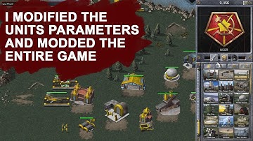 Red Alert remastered | I changed the units parameters and modded the entire game with new options