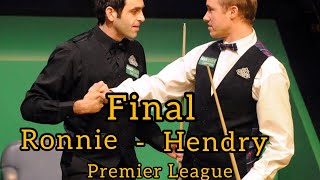 Ronnie O'Sullivan - Stephen Hendry, final