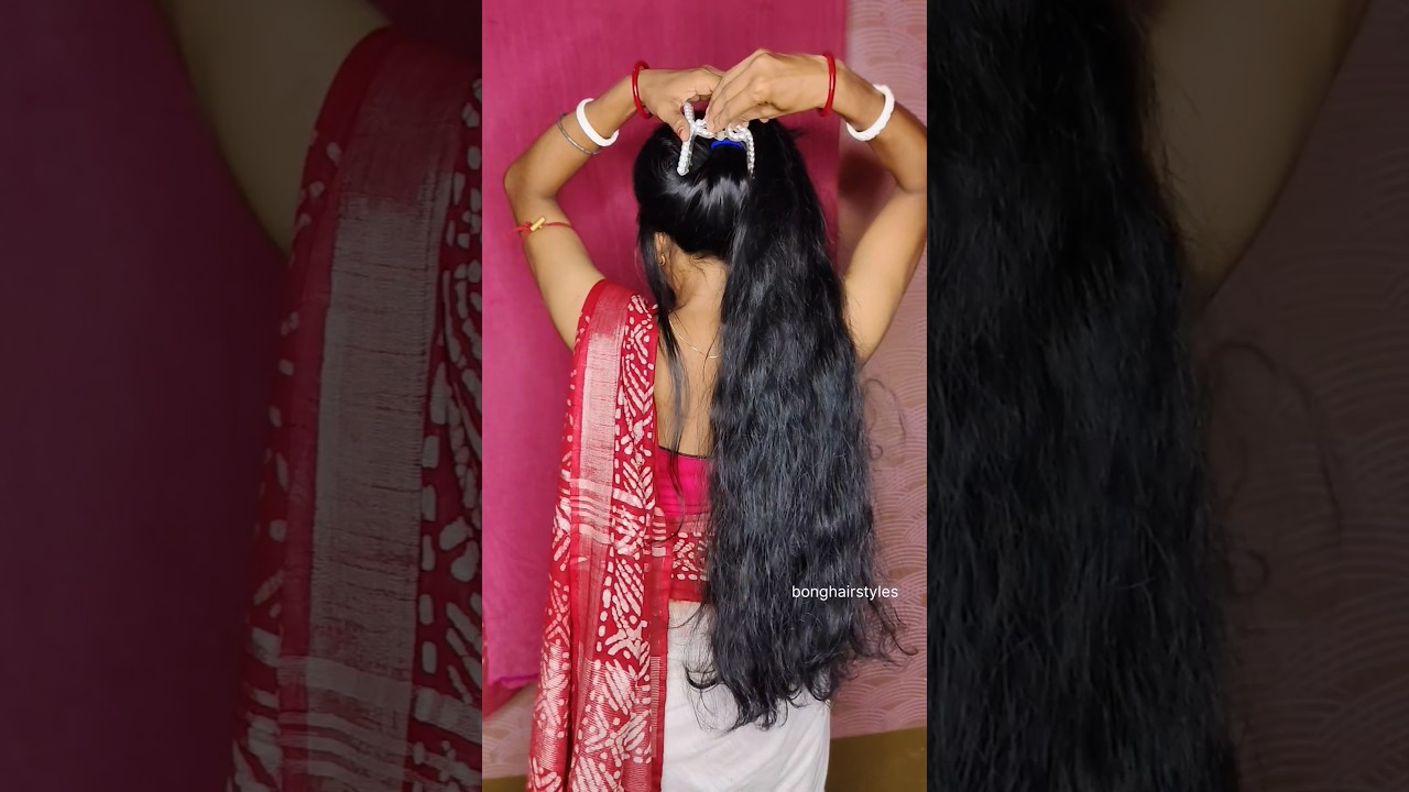 Fancy Long Hair Styles for Indian Ladies 🌸