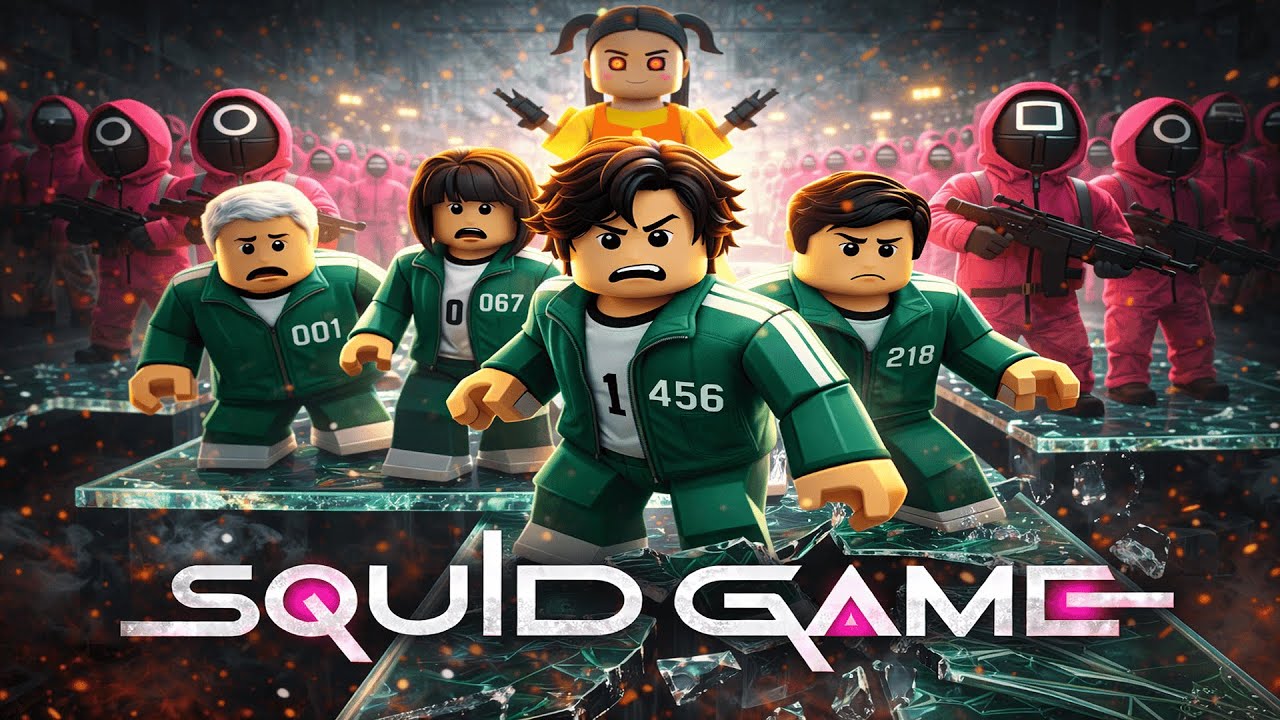 Roblox Squid Game Glass Bridge Live – Don’t Fall Challenge! 😳🎮  