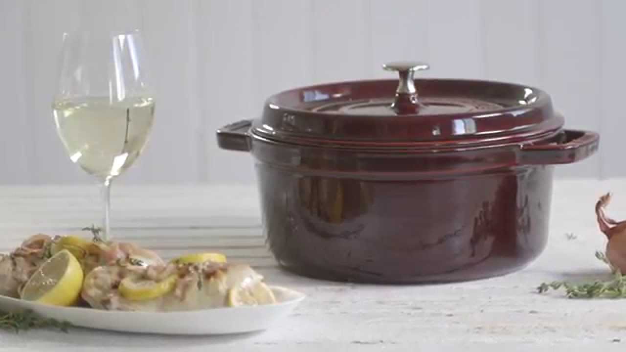 Chicken Staub 5qt Cast Iron Cocotte Enameled Hen Rooster Dutch