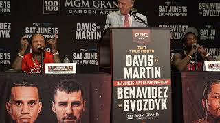 GERVONTA DAVIS VS FRANK MARTIN PRESS CONFERENCE - EsNews Boxing