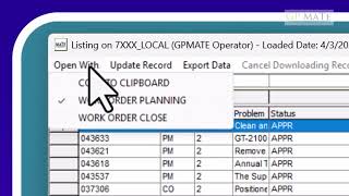 GP MaTe Table Browser demonstration