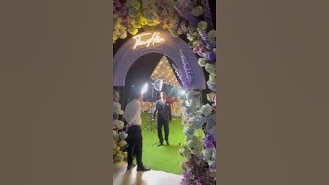 Trang trí cưới tông tím fastel.Dịch vụ cho thuê rạp cưới đẹp màu tím