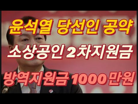 소상공인 방역지원금 1000만원 대통령 당선인 공약 이행될까 