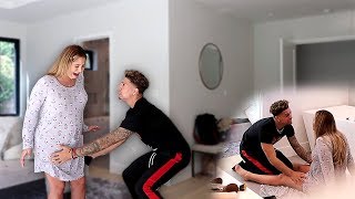 MY WATER BROKE ON HUSBAND!!! **MUST WATCH HIS REACTION** MY WATER BROKE ON HUSBAND!!! **MUST WATCH HIS REACTION**