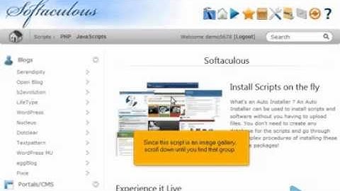 How to install Gallery from Softaculous