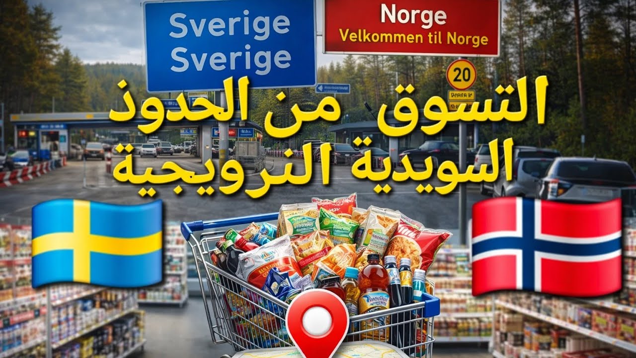 التسوق من الحدود السويدية النرويجية تعرف على المحلات التجارية ،لا تنسى الاشتراك في القناة و الإعجاب 