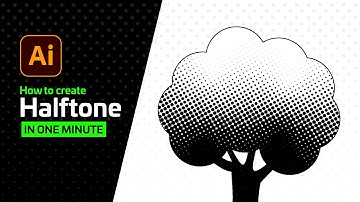 How To Make Halftone Dots Shape effect With Adobe Illustrator | Easy 2023