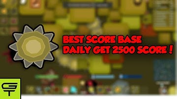 HOW TO GET A DAY OF 2500 SCORES HOW TO MAKE BASE (Starve.io Zombie Mode Tutorial) #15