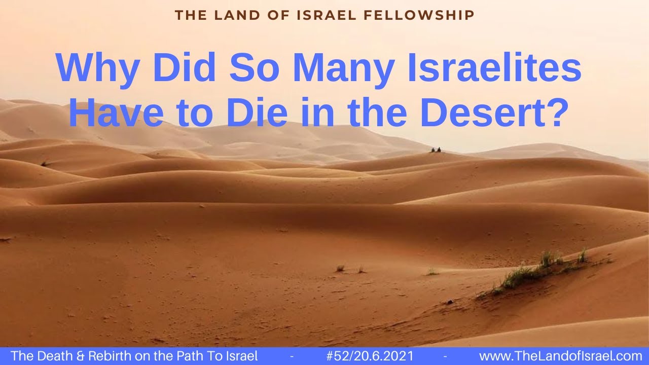 Why Did So Many Israelites Have to Die in the Desert? - Jeremy Gimpel: The Land of Israel Fellowship