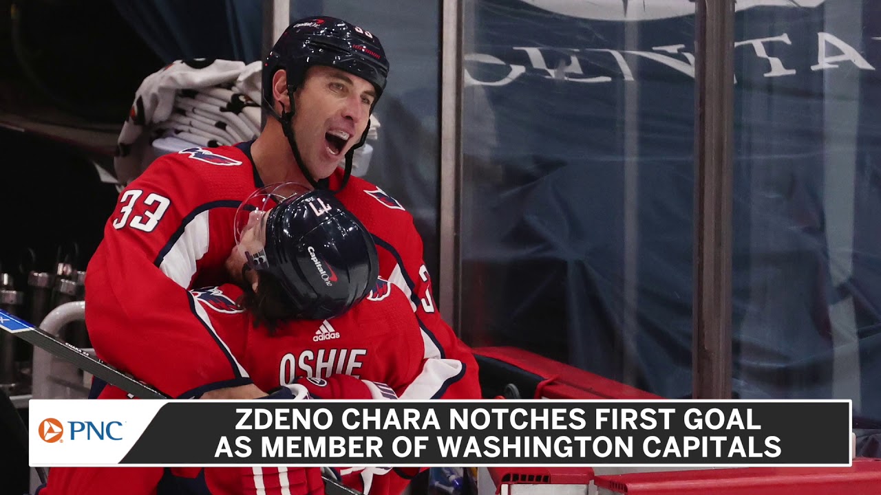 A first look at Zdeno Chara in a Capitals jersey