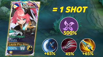 LAYLA NEW META ABNORMAL BURST CRIT DAMAGE BUILD!🔥 (must try) LAYLA BEST 1 HIT BUILD 2025!!
