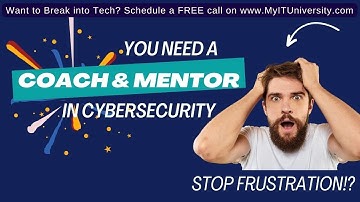 Why You Need A Coach & Mentor in Cybersecurity