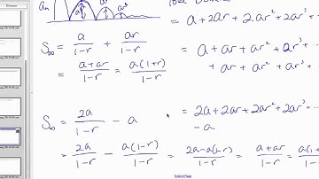 1.2.0 Infinite Geometric Series and Sigma Notation Example 3 & 4