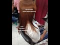 warna rambut golden tanpa bleaching customer lemahbang