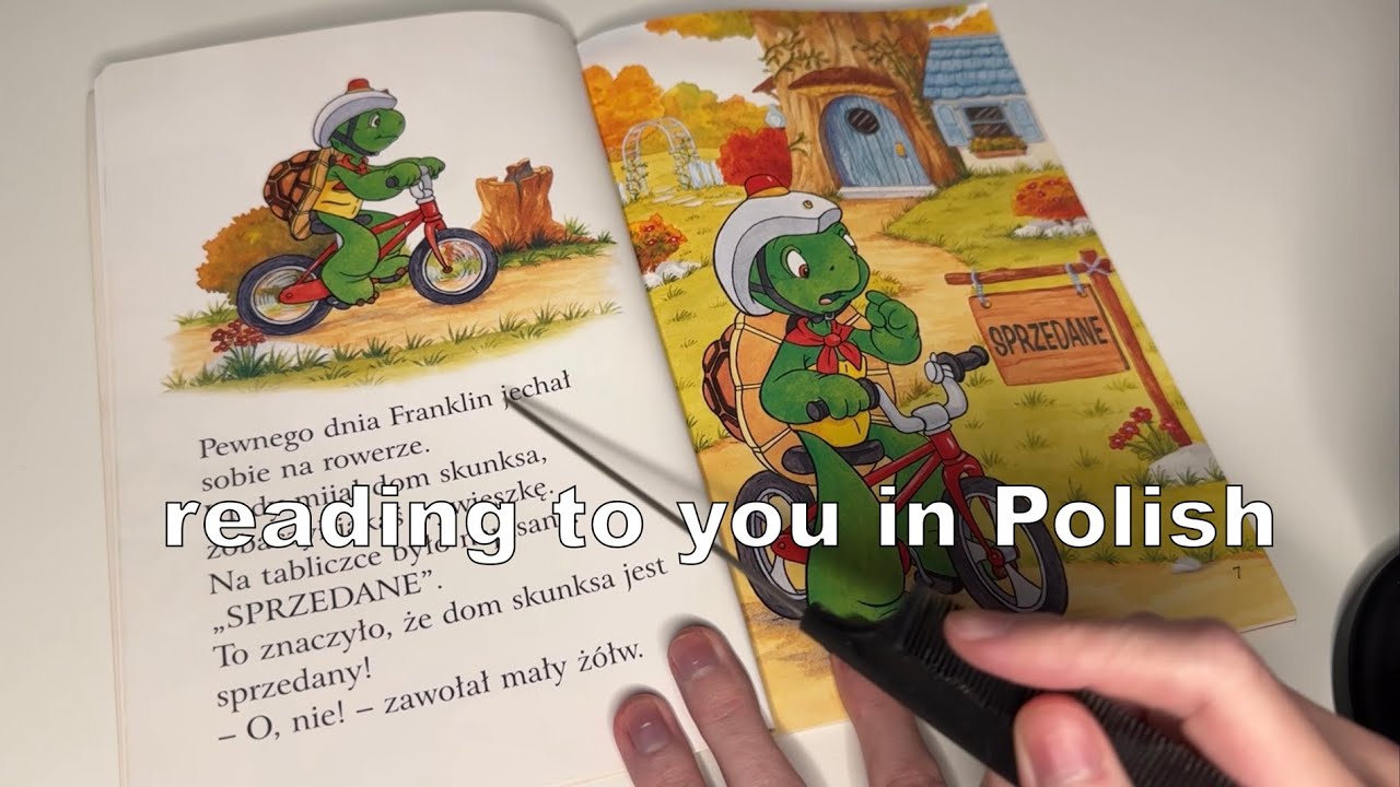 ASMR reading to you in Polish (I'm still learning ok?)