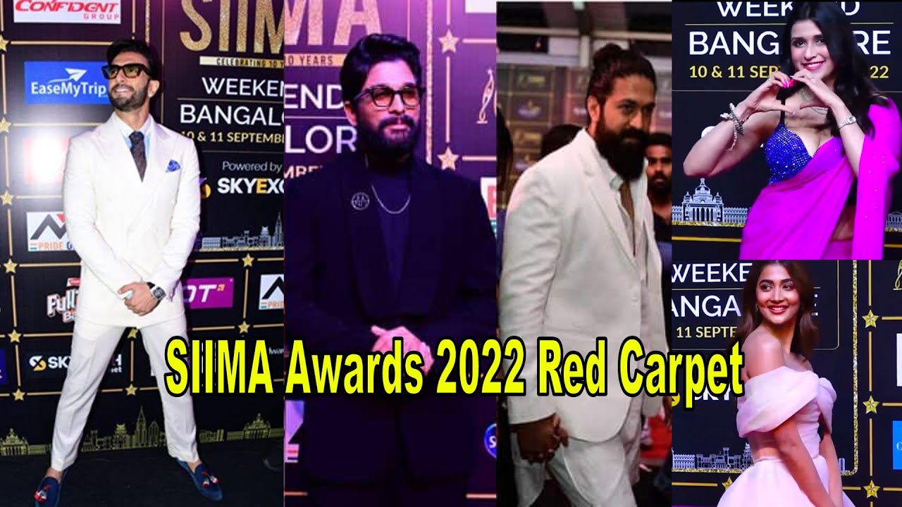 SIIMA Awards 2022 Red Carpet