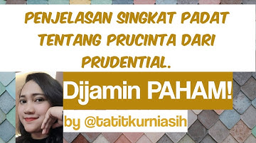 Penjelasan  Singkat Padat tentang PruCinta dari Prudential. Dijamin Paham!!!