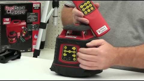 RedBack Lasers EGL624 Roating Laser Level with Grade - Features