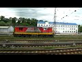 ДЗЕРЖИНСК - НИЖНИЙ НОВГОРОД Из окна &quot;Ласточки&quot; / Driving  Russian TRAIN