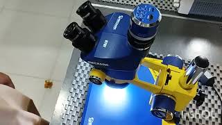4K ULTRA HD camera installing in Mechanic Master D75T Microscope fitting | PARTS-WALA