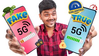 TRUE 5G vs FAKE 5G ? 🔥🔥 - Jio FREE Unlimited 5G Launched 😍⚡ | Tamil Tech