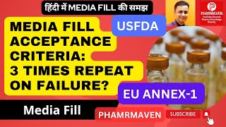 Media Fill Acceptance Criteria Vs Batch Size #usfda #aseptic #sterile #pharma #fda #ds @PHARMAVEN