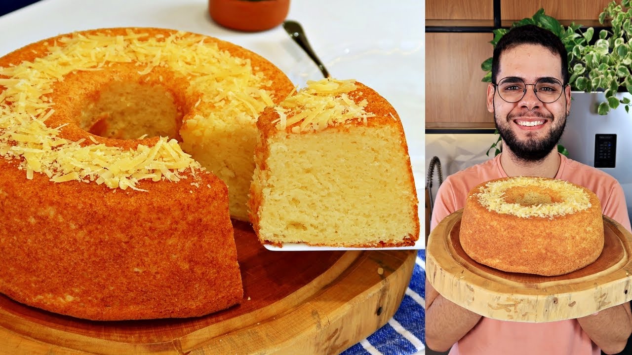 BOLO DE QUEIJO DE LIQUIDIFICADOR | SUPER FOFINHO E SABOR INCRÍVEL