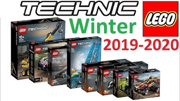 All Lego Technic Winter Sets 2019 - 2020 - Lego Speed Build Review