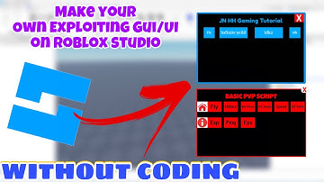 Make your OWN Roblox Exploiting Gui/Ui Without Coding on Roblox Studio | Supports Roblox Executors
