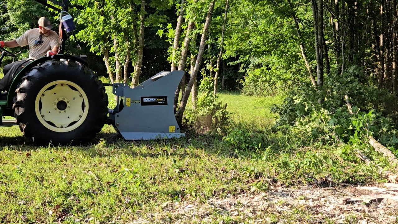 Customer In Action - DPH735 3-Point Hitch Tree Saw