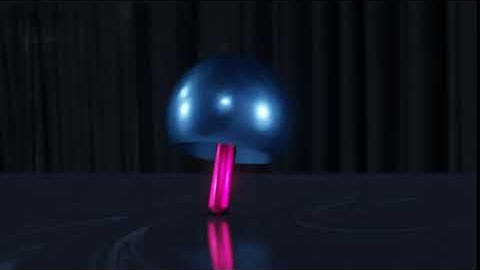 Real time Tippe Top animation with Eevee motion Blur