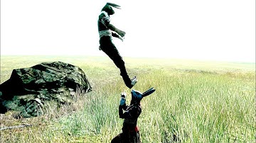 Overgrowth - Group Fighting AI Comparison (on defense) [Vanilla vs Dynamic AI + Jump Kick Balance]