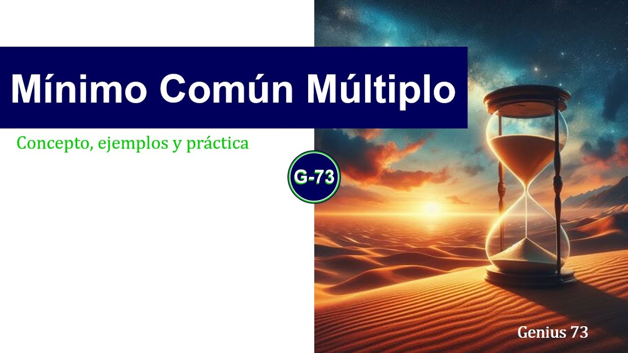 Mínimo Común Múltiplo | Concepto, ejemplos y práctica - YouTube