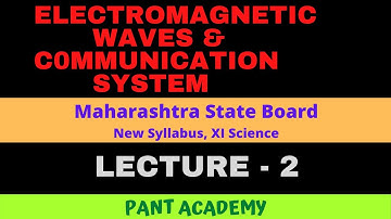 Electromagnetic Waves & Communication System | Part - 2 | ( Physics, XI Science. MH) | By Prof Pawar