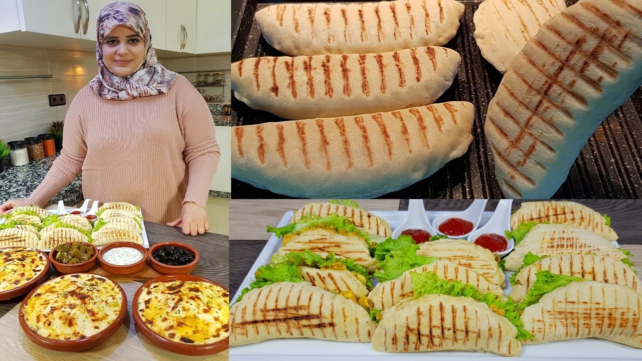 سندويتشات بعجينة البطبوط مع كرتان  الشيفلور  رووعة/سندويتشات سريعة