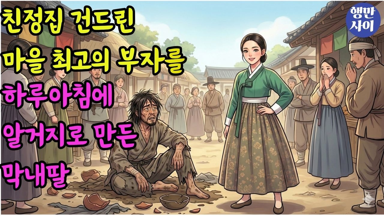 친정집 건드린 마을 최고의 부자를 하루아침에 알거지로 만든 막내딸