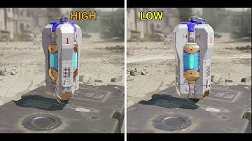 Call of Duty Mobile Graphic Comparison Low vs Very High