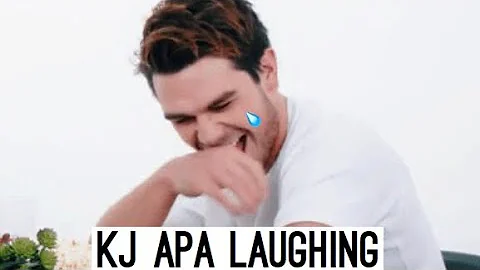 two minutes of kj apa laughing