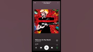 Thumbnail of Welcome to the World from Ed Sheeran's = (Tour Edition) - #welcometotheworld #edsheeran #equals