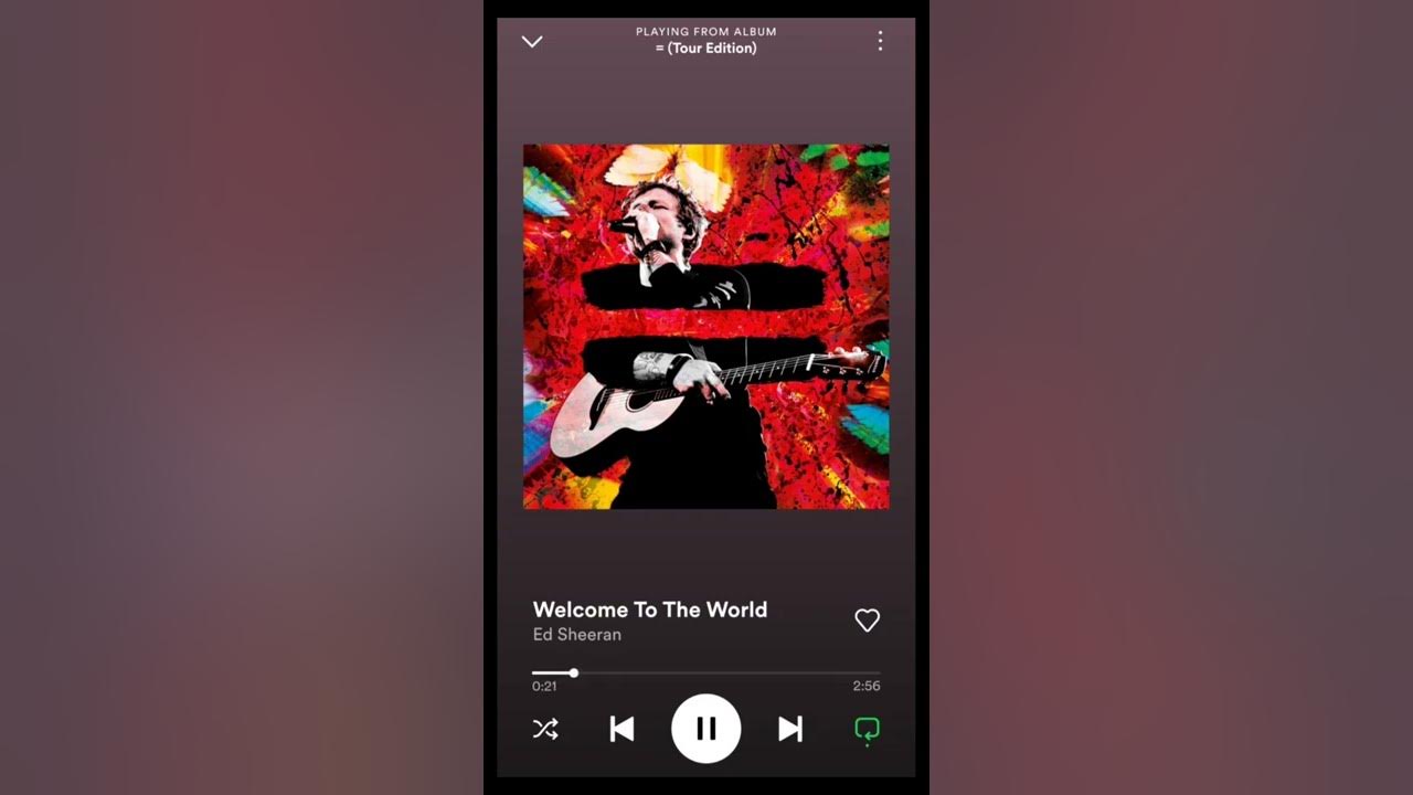 Welcome to the World from Ed Sheeran's = (Tour Edition) - #welcometotheworld #edsheeran #equals Welcome to the World from Ed Sheeran's = (Tour Edition) - #welcometotheworld #edsheeran #equals