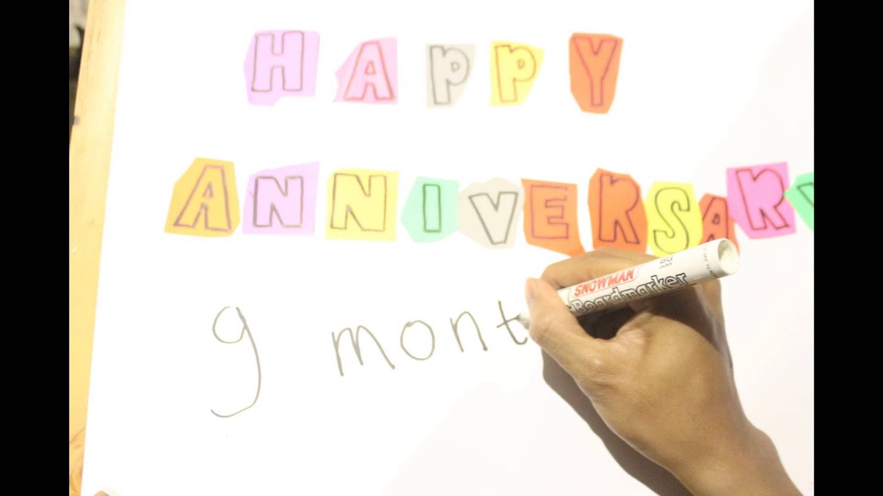 Happy Anniversary 9 Month Iman Love Selly YouTube