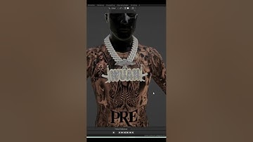 Making A Custom GTA 5 / FiveM Iced Out Chain Set 🥶🔥😤 #Shorts #GTA5 GTAV #GTARP #FiveM #blender