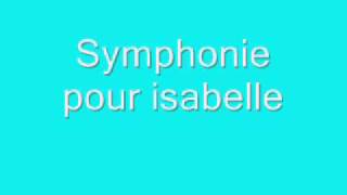 Georges Marie Soucramanien symphonie pour isabelle chords