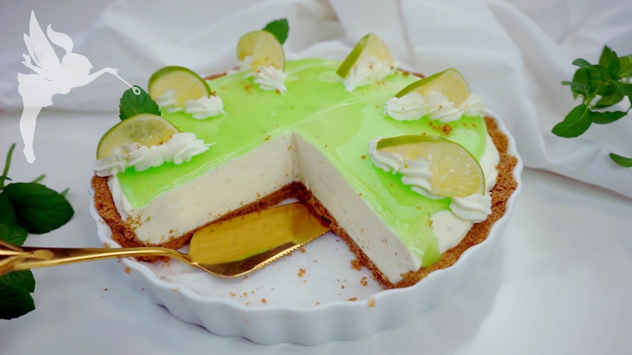 Limetten Frischkäse Kühlschrank Torte - Nobake Torte mit Limette ...