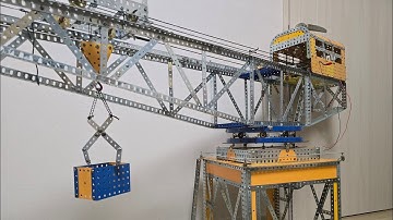 Meccano set 10 - 10.7 Block Setting Crane
