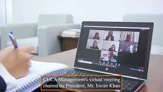 CUCA Management’s virtual meeting chaired by President, Mr. Imran Khan.
